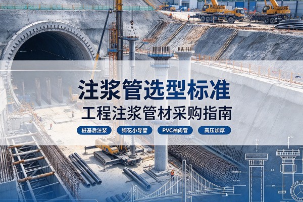 大丰注浆管选型标准