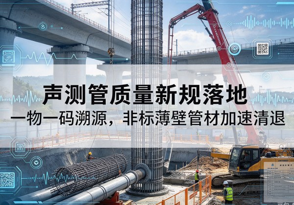 大丰声测管质量新规落地，一物一码溯源，非标薄壁管材加速清退